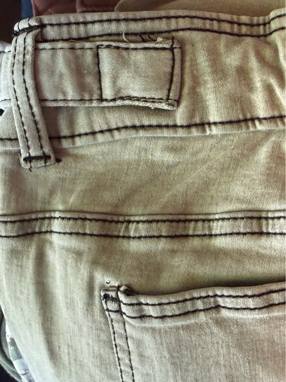 Women's Gray Cropped Jeans with Black Cuff - Eco-Friendly - Picture 12 of 16